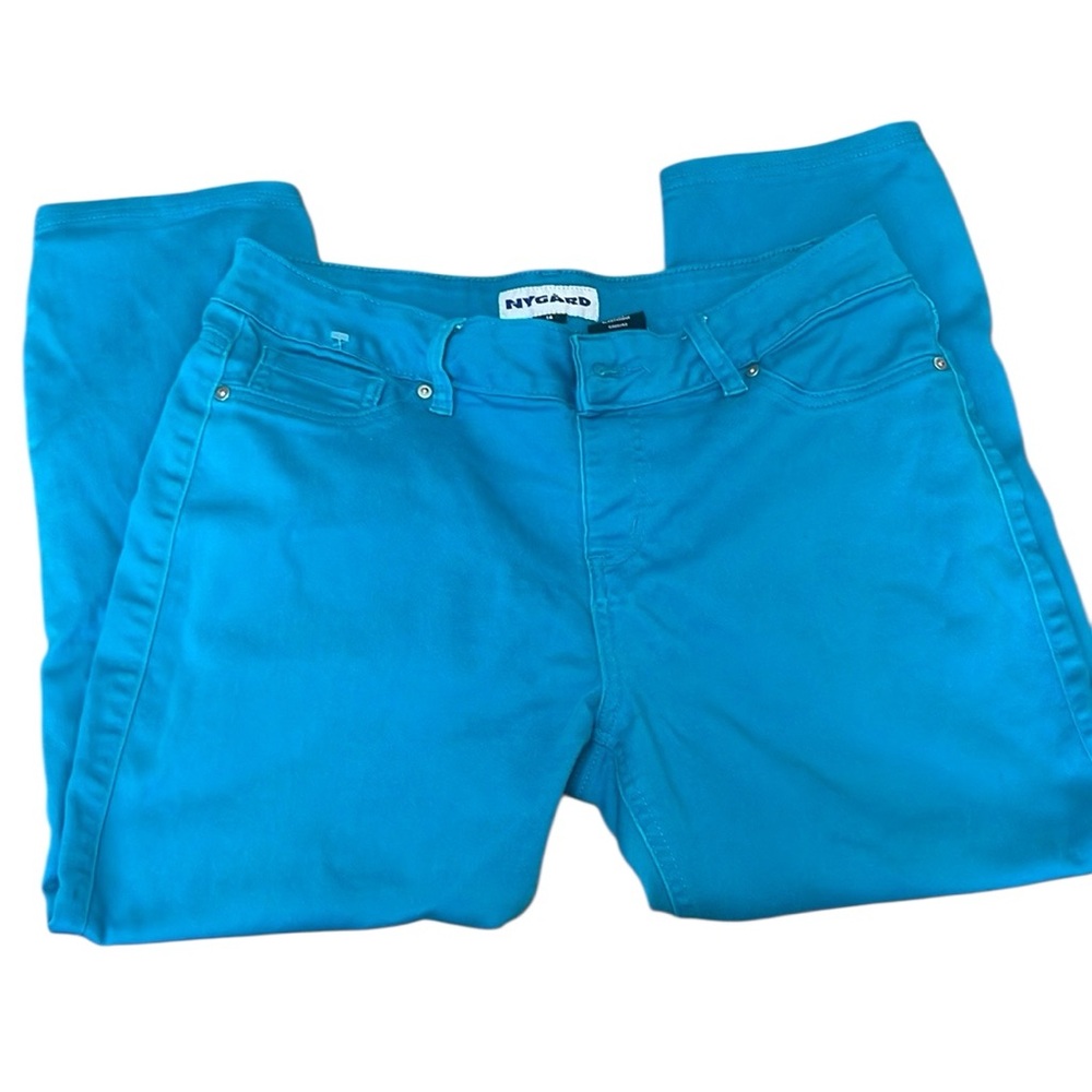 Nygard Vibrant Blue Ankle Skinny Pants - Size 14 - Picture 3 of 16
